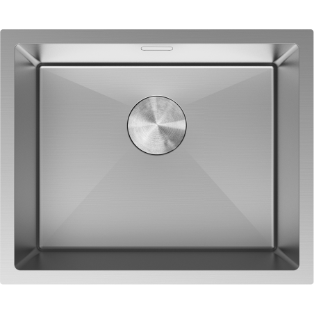Mexen Trixo zlewozmywak stalowy 1-komorowy 540 x 440 mm, inox - 6414541000-01