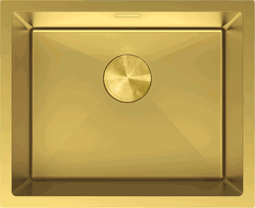 Mexen Trixo zlewozmywak stalowy 1-komorowy 540 x 440 mm, złoty - 6414541000-55