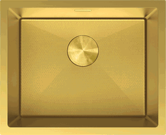 Mexen Trixo zlewozmywak stalowy 1-komorowy 540 x 440 mm, złoty HC - 6414541000-55HC