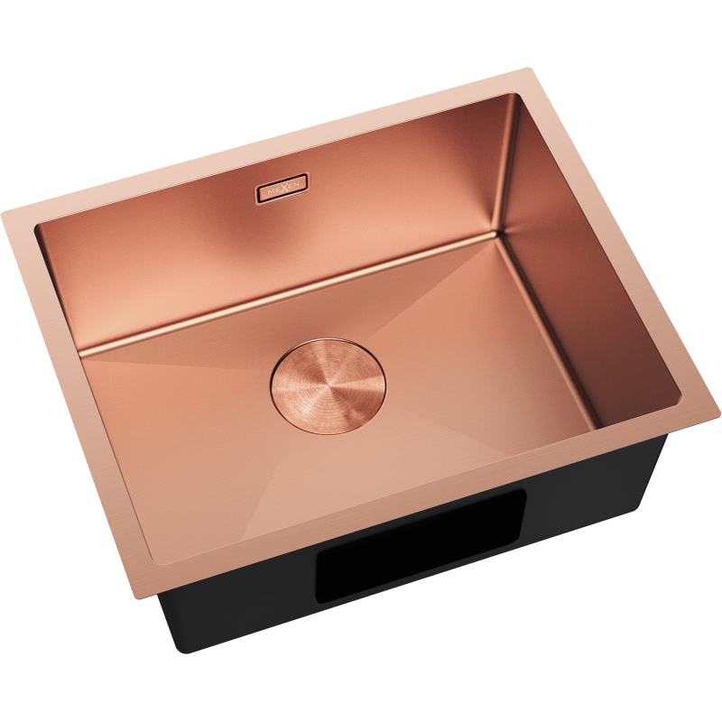 Mexen Trixo zlewozmywak stalowy 1-komorowy 540 x 440 mm, miedź - 6414541000-65