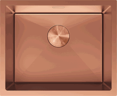 Mexen Trixo zlewozmywak stalowy 1-komorowy 540 x 440 mm, miedź - 6414541000-65