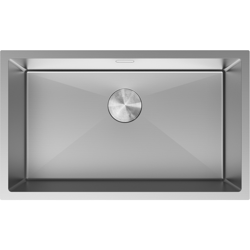 Mexen Trixo zlewozmywak stalowy 1-komorowy 750 x 440 mm, inox - 6415751000-01