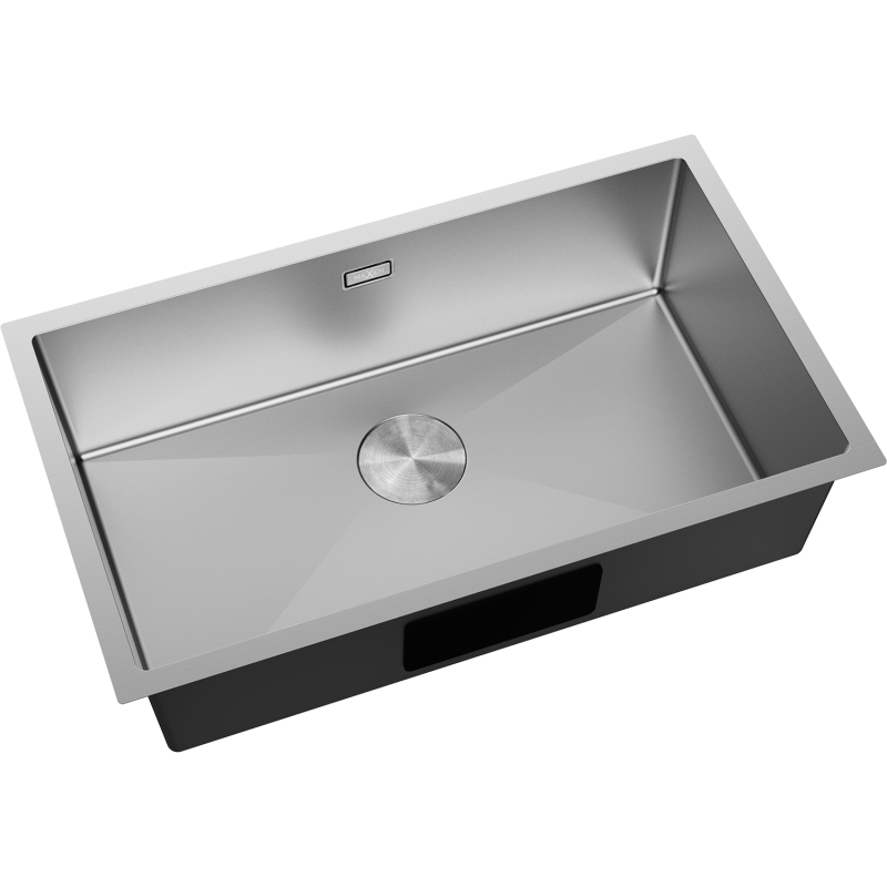 Mexen Trixo zlewozmywak stalowy 1-komorowy 750 x 440 mm, inox - 6415751000-01