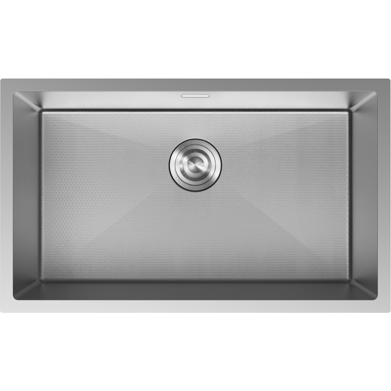 Mexen Trixo zlewozmywak stalowy 1-komorowy 750 x 440 mm, inox HC - 6415751000-01HC