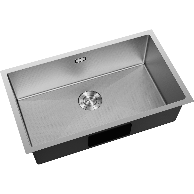 Mexen Trixo zlewozmywak stalowy 1-komorowy 750 x 440 mm, inox HC - 6415751000-01HC