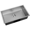 Mexen Trixo zlewozmywak stalowy 1-komorowy 750 x 440 mm, inox HC - 6415751000-01HC