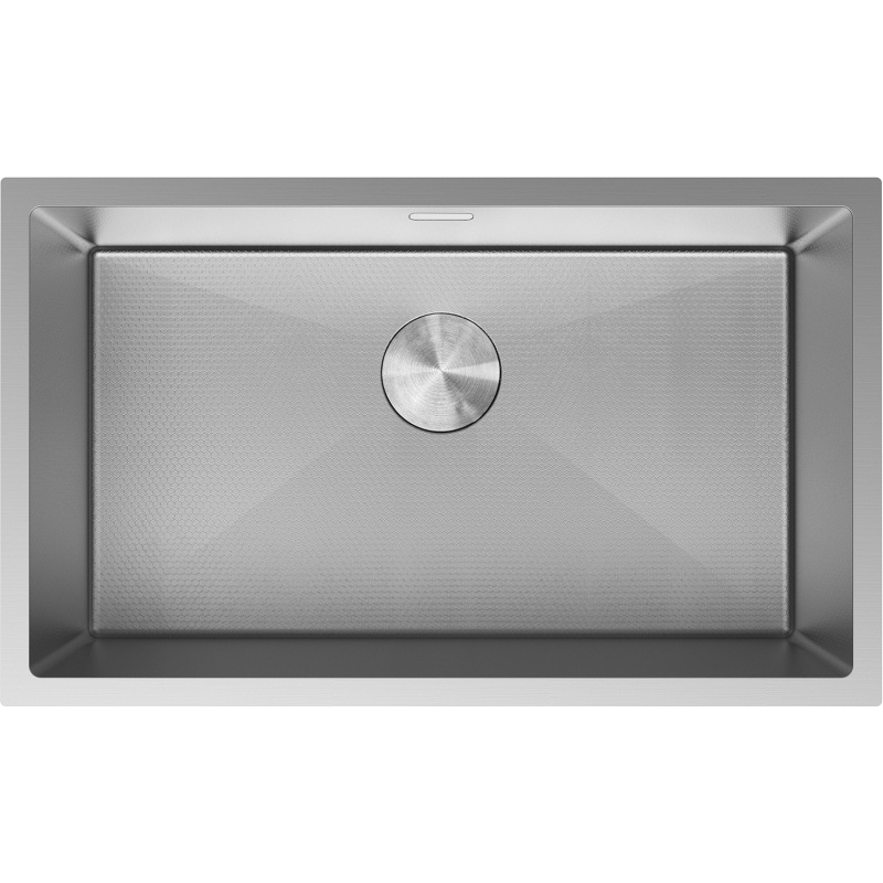 Mexen Trixo zlewozmywak stalowy 1-komorowy 750 x 440 mm, inox HC - 6415751000-01HC