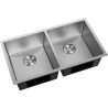 Mexen Binox zlewozmywak stalowy 2-komorowy 800 x 450 mm, inox - 6421802000-01