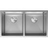 Mexen Binox zlewozmywak stalowy 2-komorowy 800 x 450 mm, inox - 6421802000-01