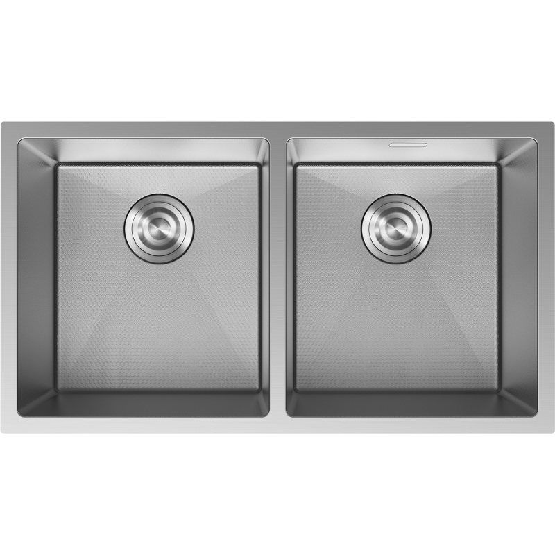 Mexen Binox zlewozmywak stalowy 2-komorowy 800 x 450 mm, inox HC - 6421802000-01HC