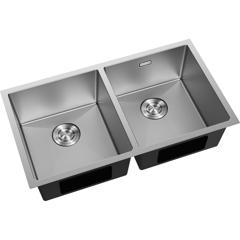 Mexen Binox zlewozmywak stalowy 2-komorowy 800 x 450 mm, inox HC - 6421802000-01HC