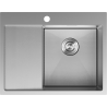 Mexen Exar zlewozmywak stalowy 1-komorowy z ociekaczem prawy 620 x 480 mm, inox HC - 6432621005P-01HC