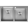 Mexen Xorin zlewozmywak stalowy 2-komorowy 780 x 450 mm, inox - 6441782000-01