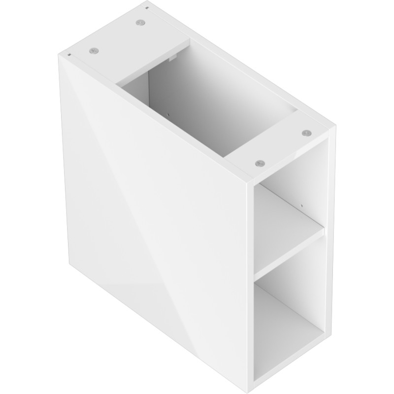 Mexen Box-A szafka otwarta z półką 20 cm, biała połysk - 91AX2-0200-470-0-00