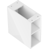 Mexen Box-A szafka otwarta z półką 20 cm, biała połysk - 91AX2-0200-470-0-00