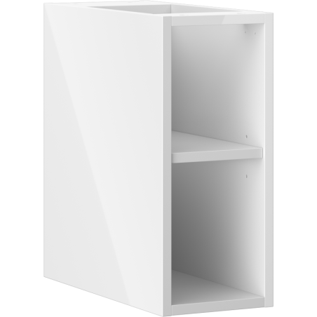 Mexen Box-A szafka otwarta z półką 20 cm, biała połysk - 91AX2-0200-470-0-00