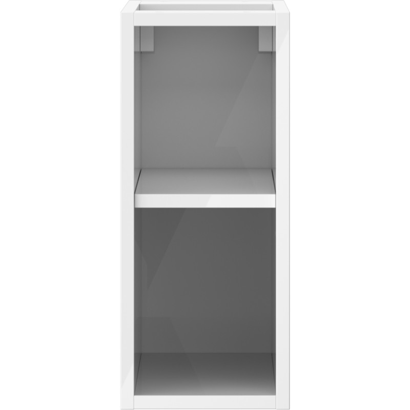 Mexen Box-A szafka otwarta z półką 20 cm, biała połysk - 91AX2-0200-470-0-00