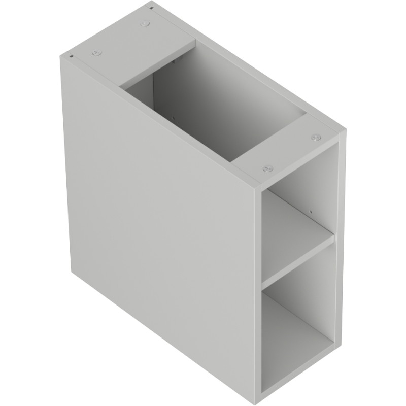 Mexen Box-A szafka otwarta z półką 20 cm, szara mat - 91AX2-0200-470-0-62