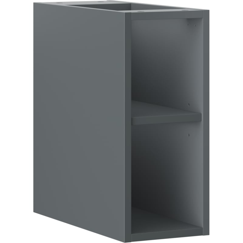 Mexen Box-A szafka otwarta z półką 20 cm, grafit mat - 91AX2-0200-470-0-66