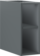 Mexen Box-A szafka otwarta z półką 20 cm, grafit mat - 91AX2-0200-470-0-66