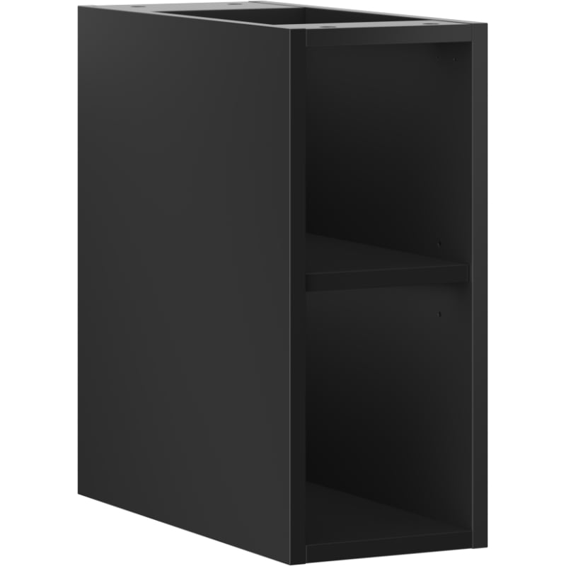Mexen Box-A szafka otwarta z półką 20 cm, czarna mat - 91AX2-0200-470-0-71