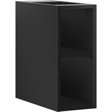 Mexen Box-A szafka otwarta z półką 20 cm, czarna mat - 91AX2-0200-470-0-71