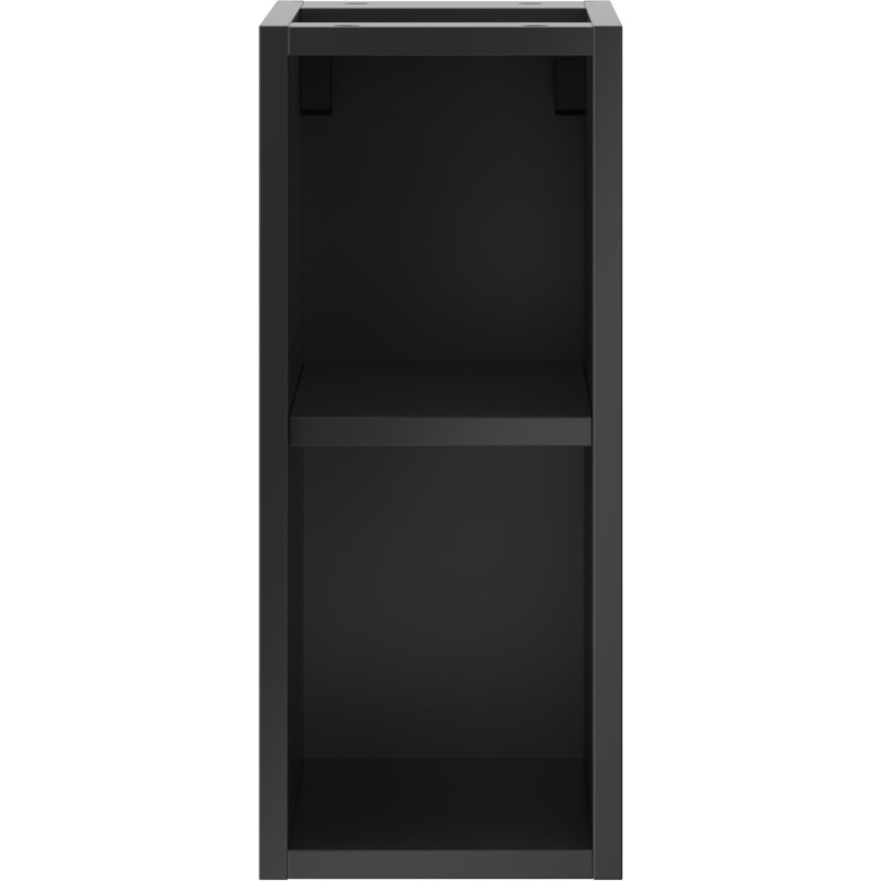Mexen Box-A szafka otwarta z półką 20 cm, czarna mat - 91AX2-0200-470-0-71