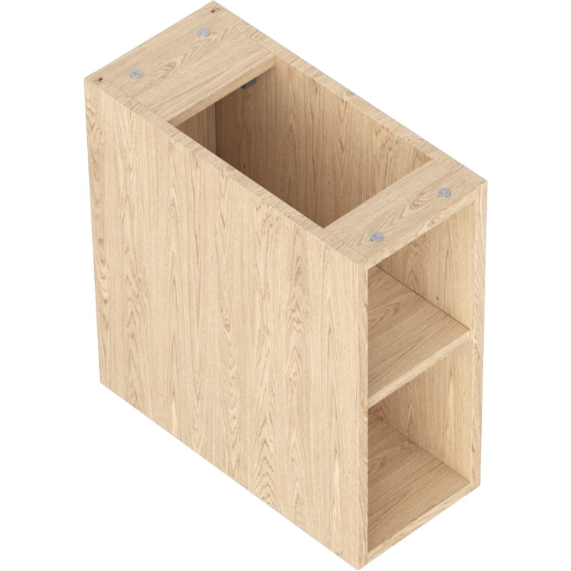 Mexen Box-A szafka otwarta z półką 20 cm, dąb - 91AX2-0200-470-0-81
