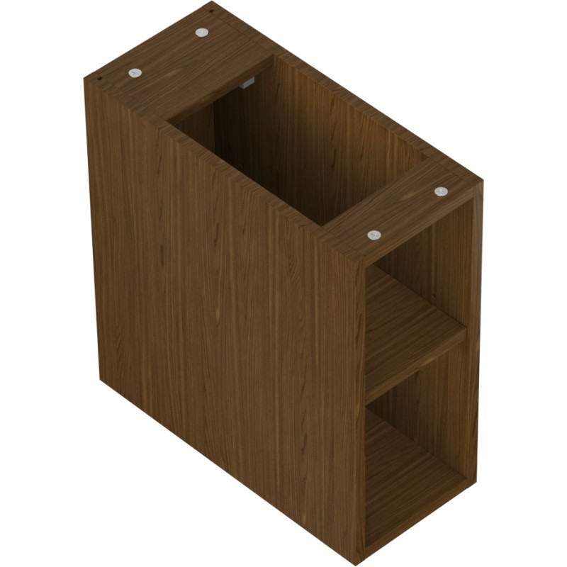 Mexen Box-A szafka otwarta z półką 20 cm, orzech - 91AX2-0200-470-0-86
