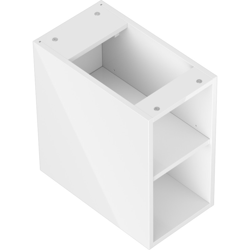 Mexen Box-A szafka otwarta z półką 25 cm, biała połysk - 91AX2-0250-470-0-00