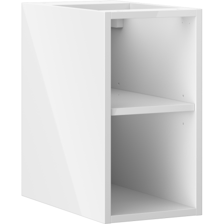 Mexen Box-A szafka otwarta z półką 25 cm, biała połysk - 91AX2-0250-470-0-00