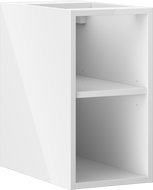 Mexen Box-A szafka otwarta z półką 25 cm, biała połysk - 91AX2-0250-470-0-00