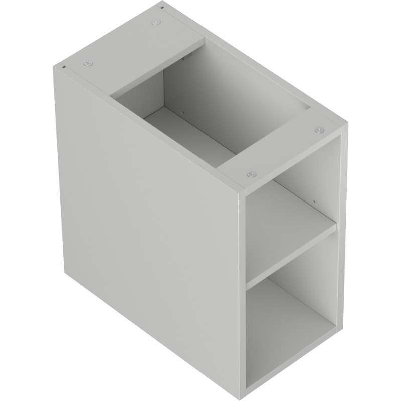 Mexen Box-A szafka otwarta z półką 25 cm, szara mat - 91AX2-0250-470-0-62