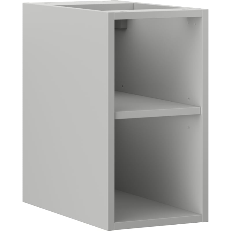 Mexen Box-A szafka otwarta z półką 25 cm, szara mat - 91AX2-0250-470-0-62