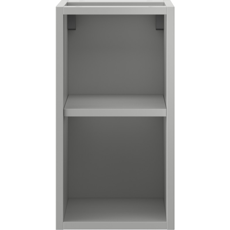 Mexen Box-A szafka otwarta z półką 25 cm, szara mat - 91AX2-0250-470-0-62