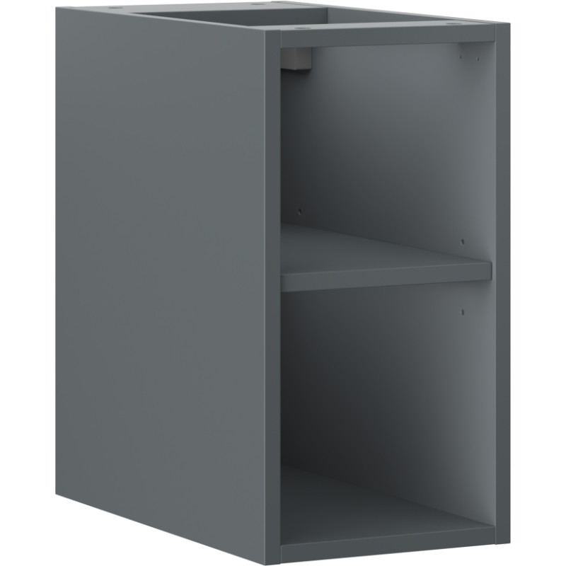 Mexen Box-A szafka otwarta z półką 25 cm, grafit mat - 91AX2-0250-470-0-66