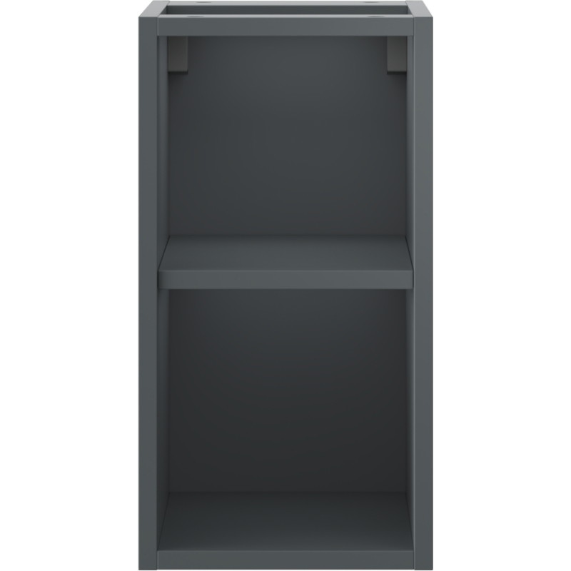 Mexen Box-A szafka otwarta z półką 25 cm, grafit mat - 91AX2-0250-470-0-66
