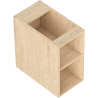 Mexen Box-A szafka otwarta z półką 25 cm, dąb - 91AX2-0250-470-0-81