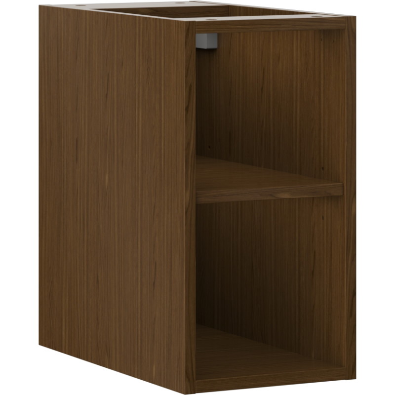 Mexen Box-A szafka otwarta z półką 25 cm, orzech - 91AX2-0250-470-0-86