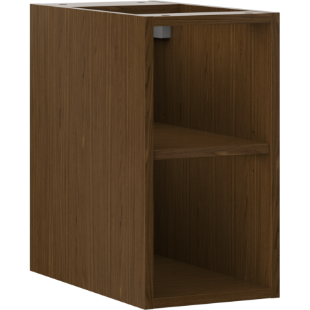 Mexen Box-A szafka otwarta z półką 25 cm, orzech - 91AX2-0250-470-0-86