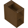 Mexen Box-A szafka otwarta z półką 25 cm, orzech - 91AX2-0250-470-0-86
