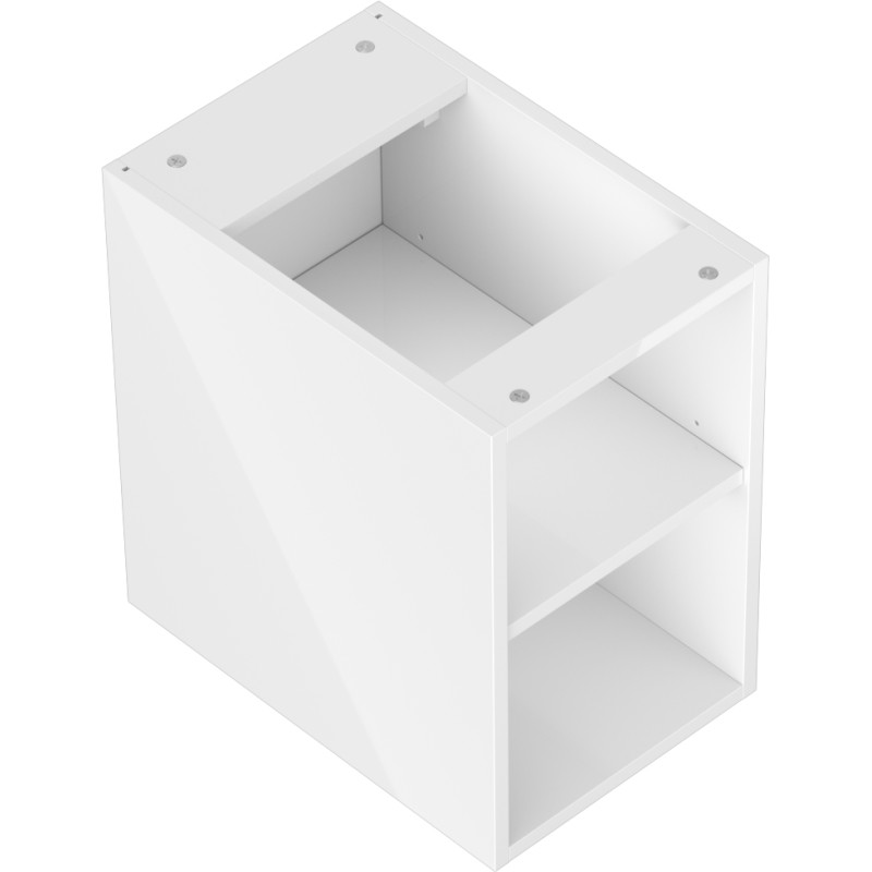 Mexen Box-A szafka otwarta z półką 30 cm, biała połysk - 91AX2-0300-470-0-00