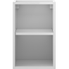 Mexen Box-A szafka otwarta z półką 30 cm, biała połysk - 91AX2-0300-470-0-00