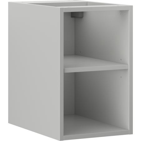 Mexen Box-A szafka otwarta z półką 30 cm, szara mat - 91AX2-0300-470-0-62