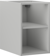Mexen Box-A szafka otwarta z półką 30 cm, szara mat - 91AX2-0300-470-0-62