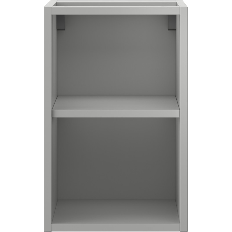 Mexen Box-A szafka otwarta z półką 30 cm, szara mat - 91AX2-0300-470-0-62