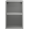 Mexen Box-A szafka otwarta z półką 30 cm, szara mat - 91AX2-0300-470-0-62
