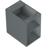 Mexen Box-A szafka otwarta z półką 30 cm, grafit mat - 91AX2-0300-470-0-66