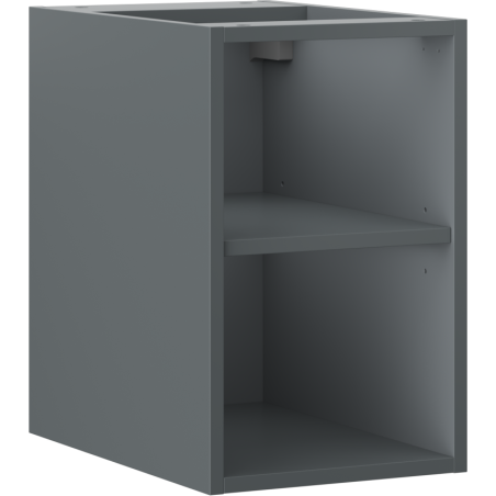 Mexen Box-A szafka otwarta z półką 30 cm, grafit mat - 91AX2-0300-470-0-66