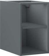 Mexen Box-A szafka otwarta z półką 30 cm, grafit mat - 91AX2-0300-470-0-66